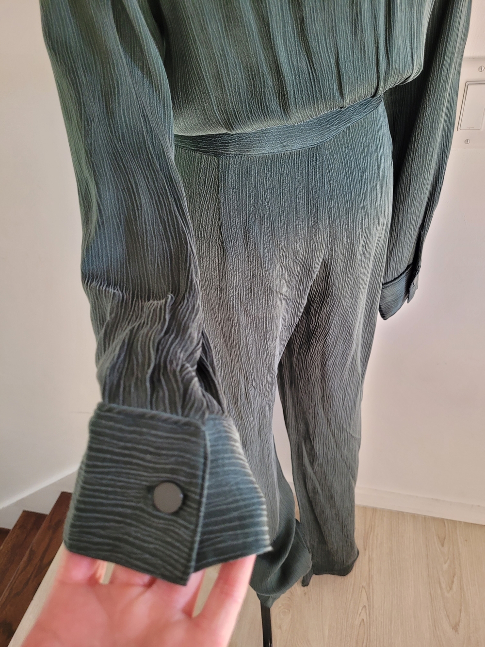 Karina Grimaldi Brighton Solid Jumpsuit NWT - Picture 8 of 12